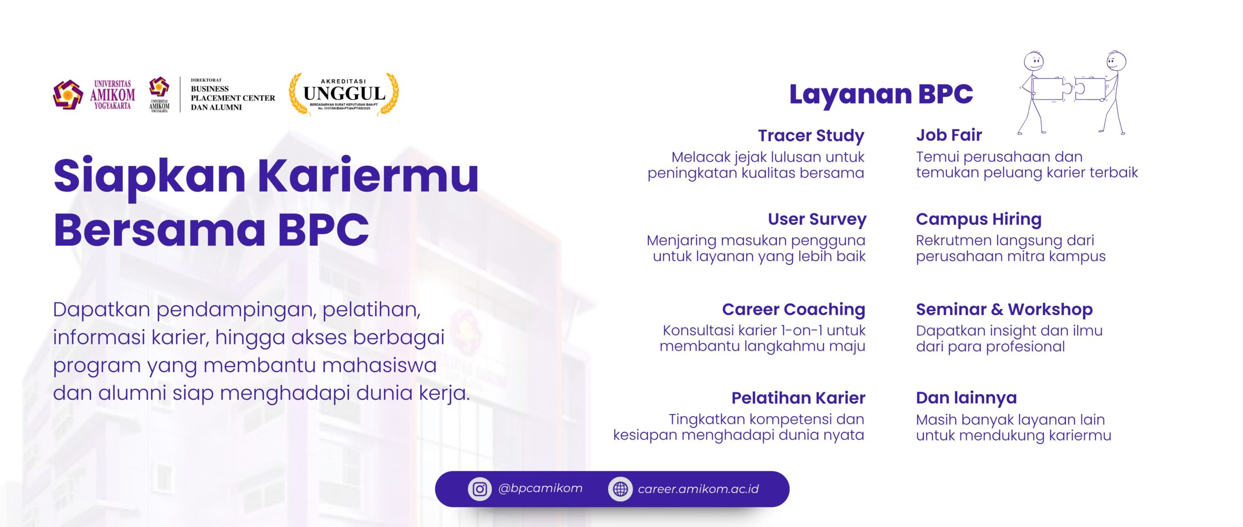 Program Kerja Business Placement Center (BPC) Universitas Amikom Yogyakarta